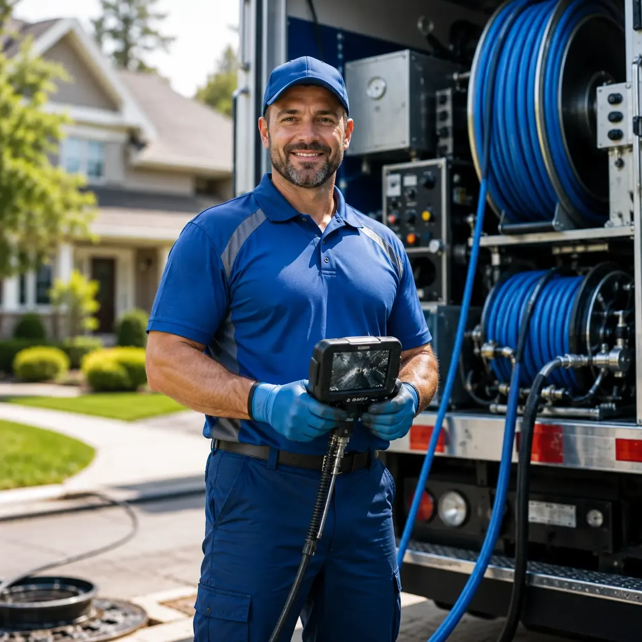 Local outdoor drain cleaning specialists in Houghton Lake Heights, MI